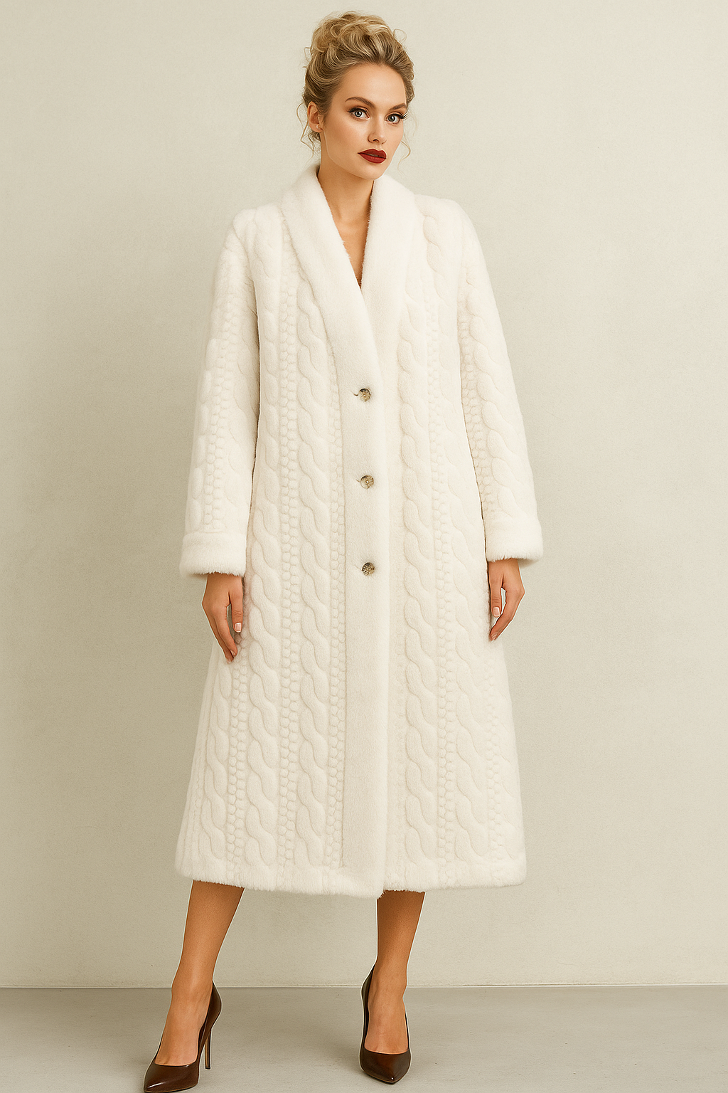Nina So Soft Faux Fur Coat