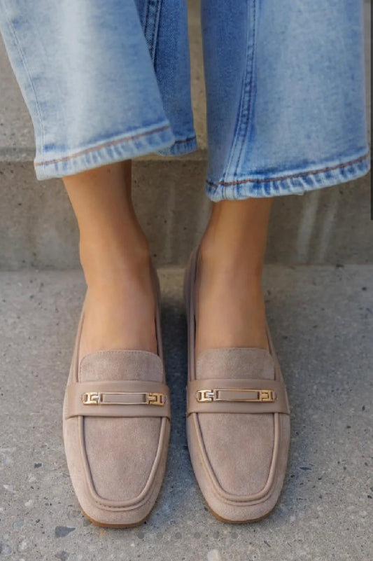 Mila Faux Suede Loafers