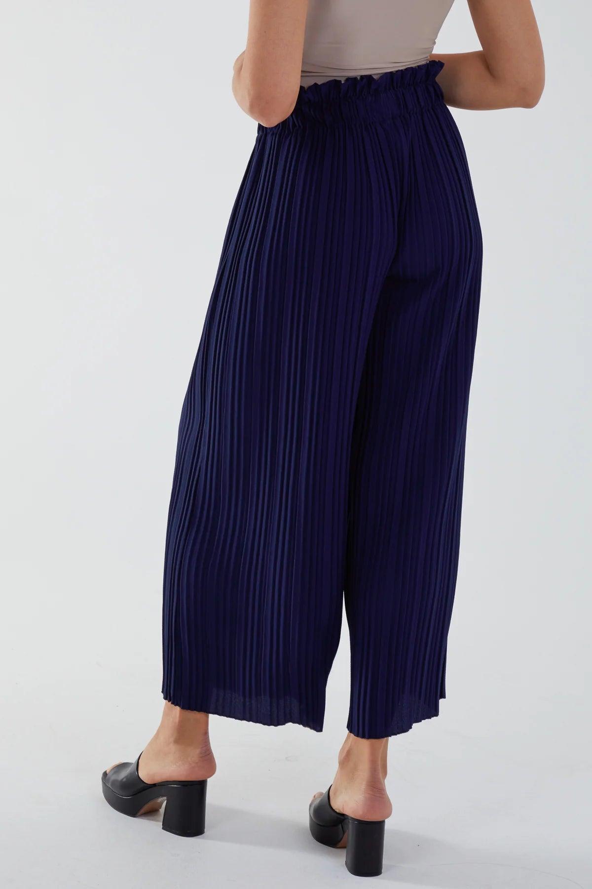 Wendy Wide Leg Pleated Trousers
