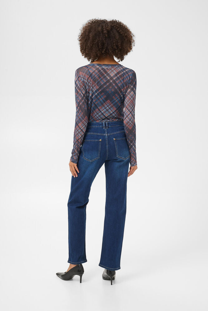 Culture Ashley Check Top