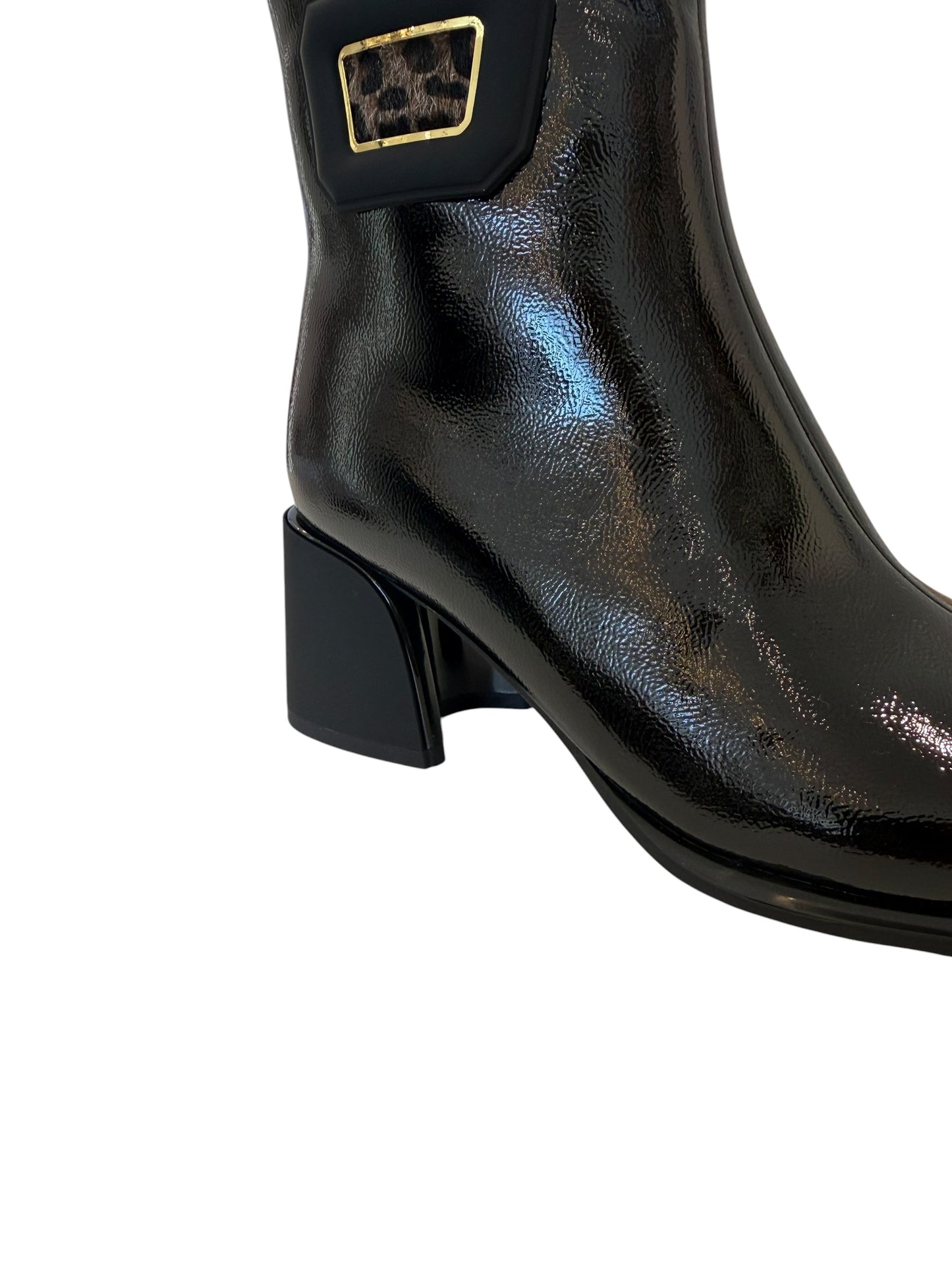Lotus Quincy Patent Ankle Boot