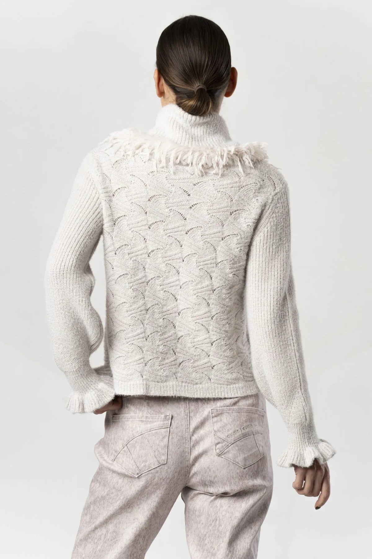 Elisa Cavaletti Designer Openwork Sweater