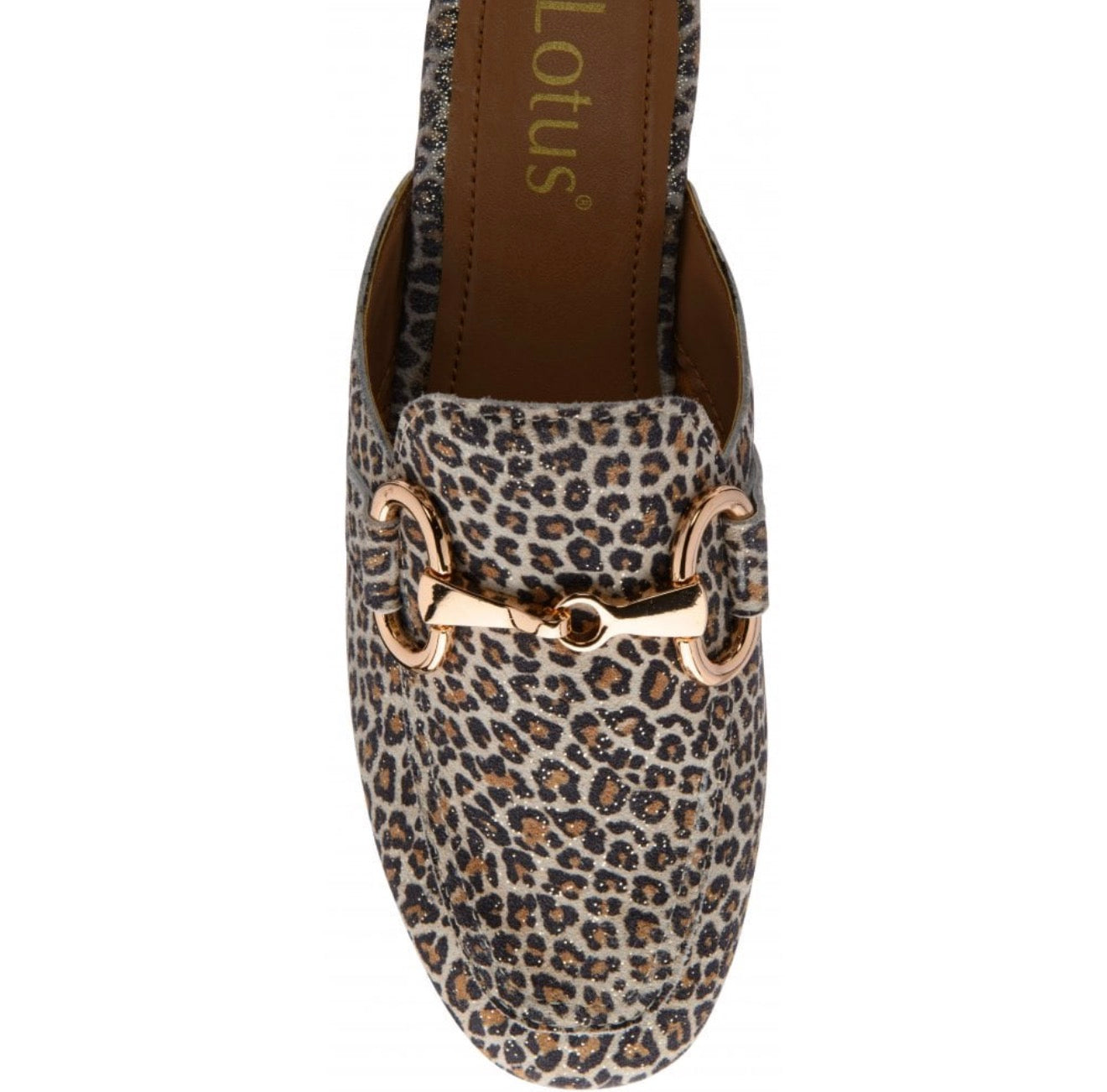 Lotus Taylor Leopard Print Loafer