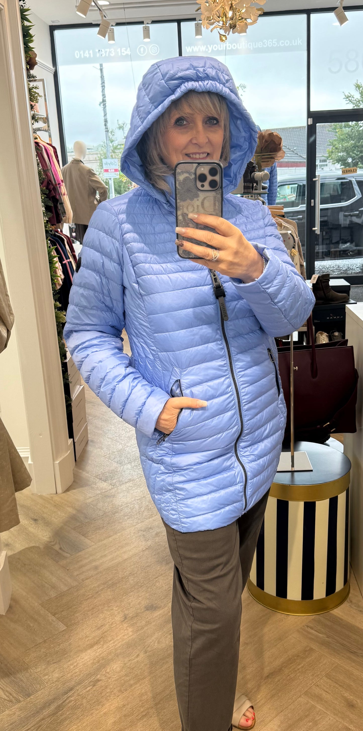 Frandsen Puffa Jacket with Detachable Hood
