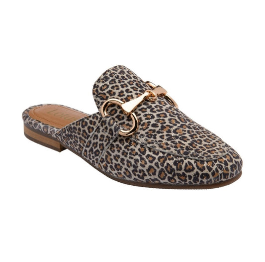 Lotus Taylor Leopard Print Loafer