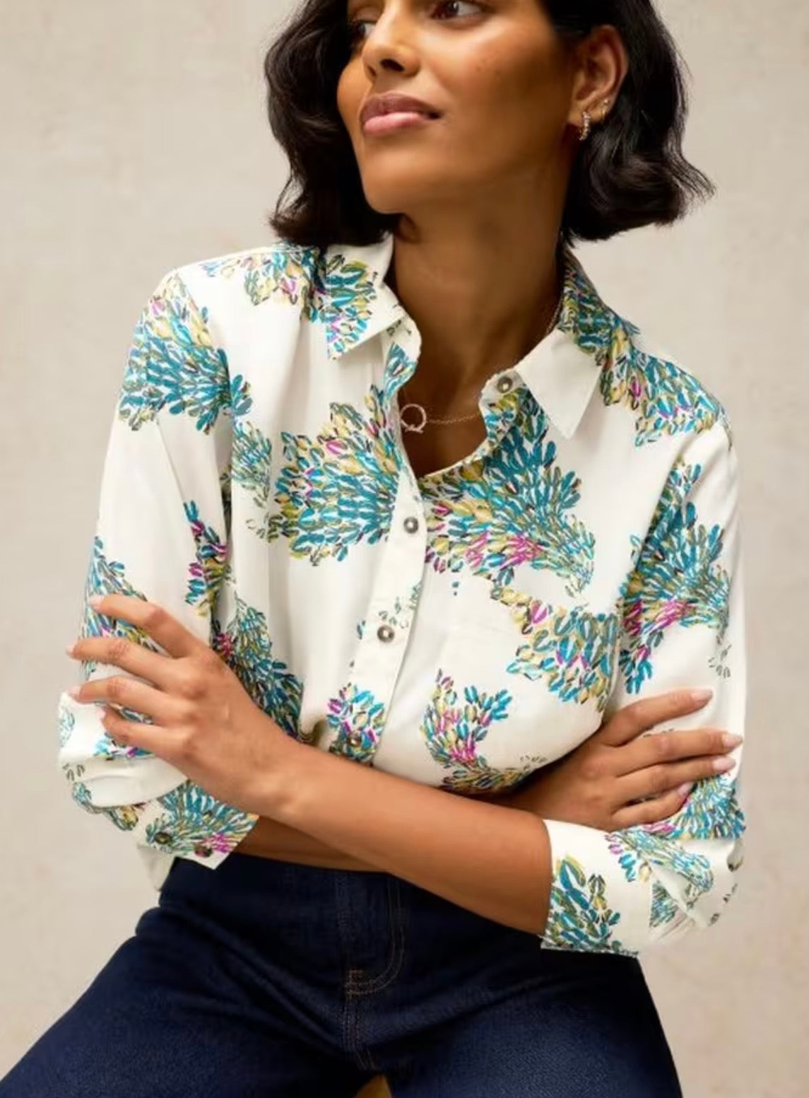 White Stuff Libby Printed Shirt