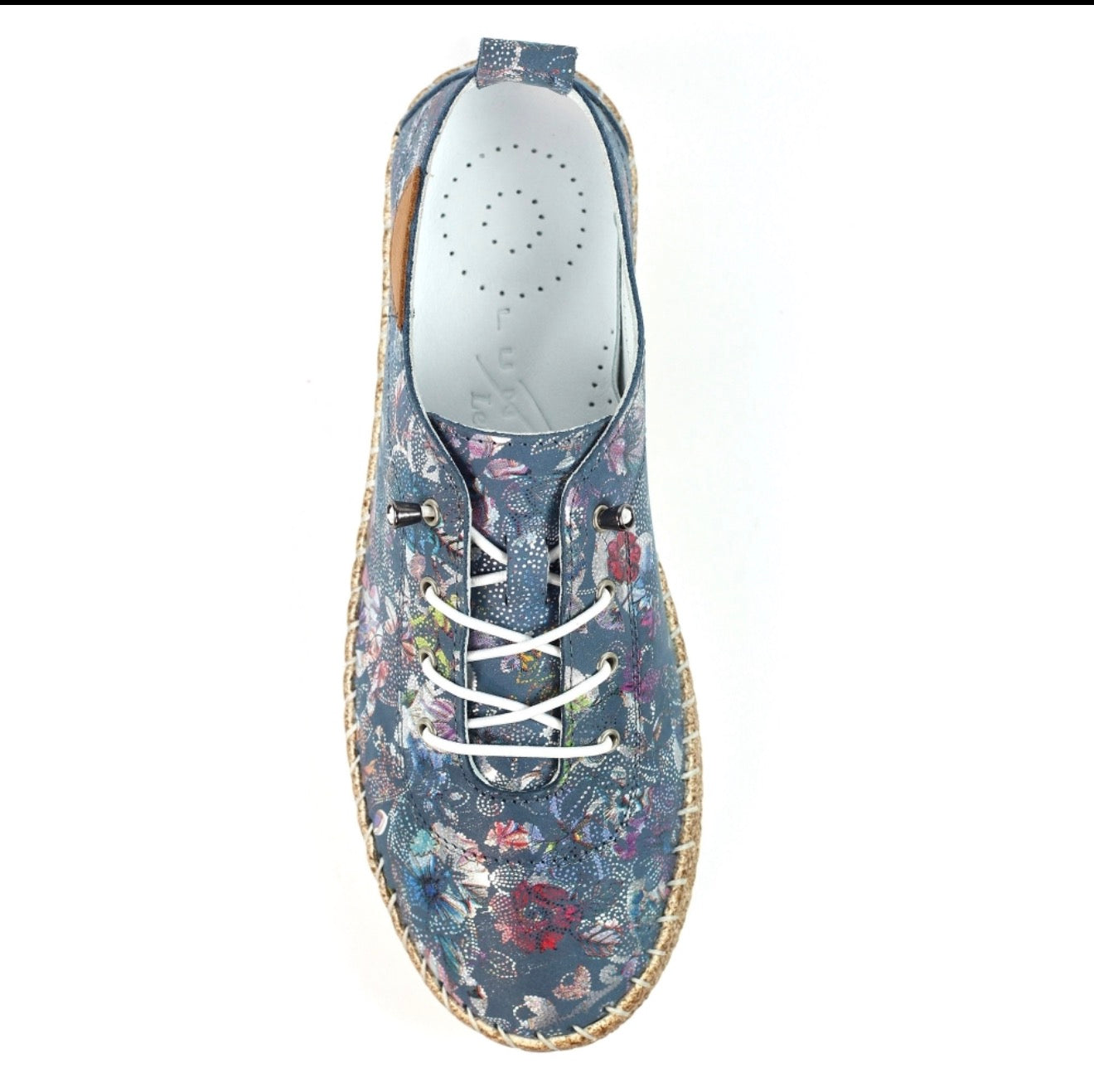 Lunar Iva Floral Leather Shoe