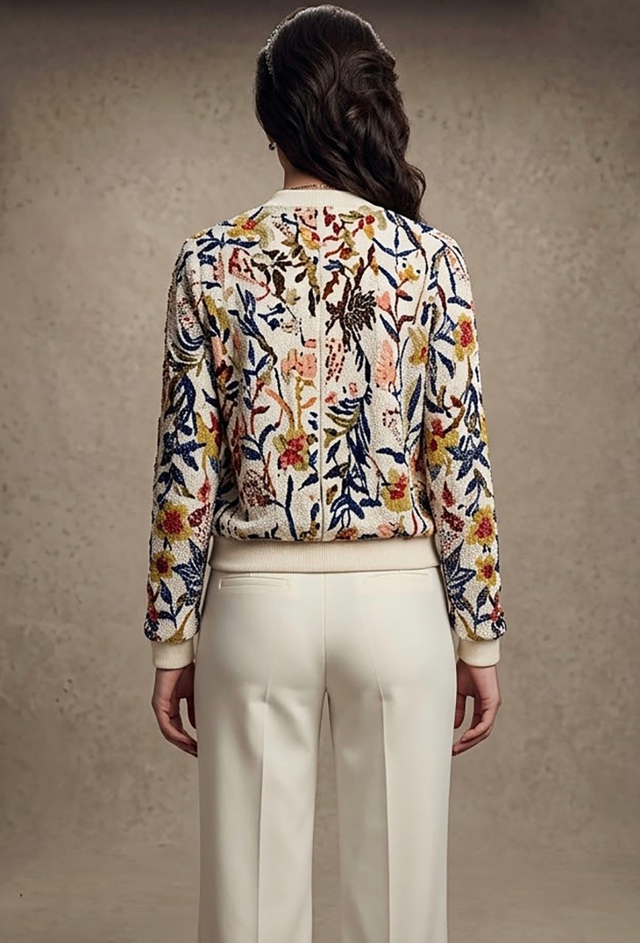 Lori Floral Bloom Bomber Jacket