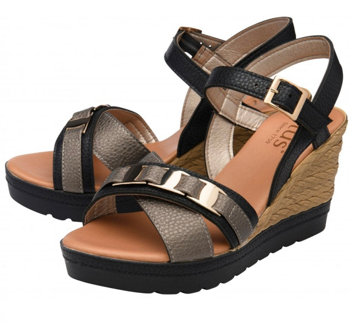 Lotus Tassere Wedge Sandal