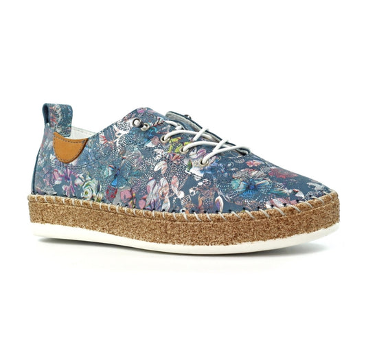 Lunar Iva Floral Leather Shoe
