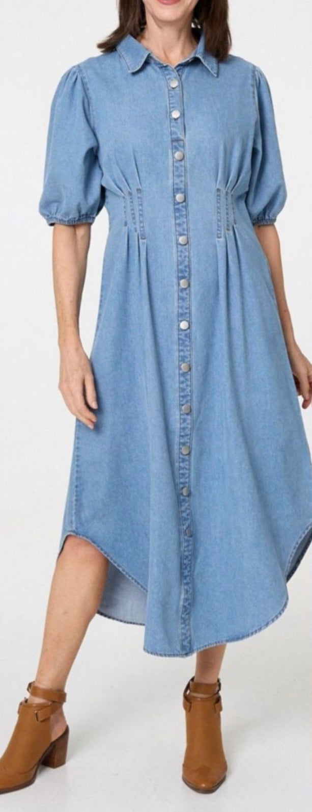 Vanda Denim Shirt Dress