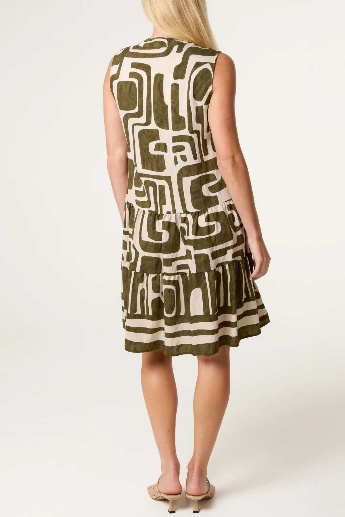 Gina Geometric Smock Dress