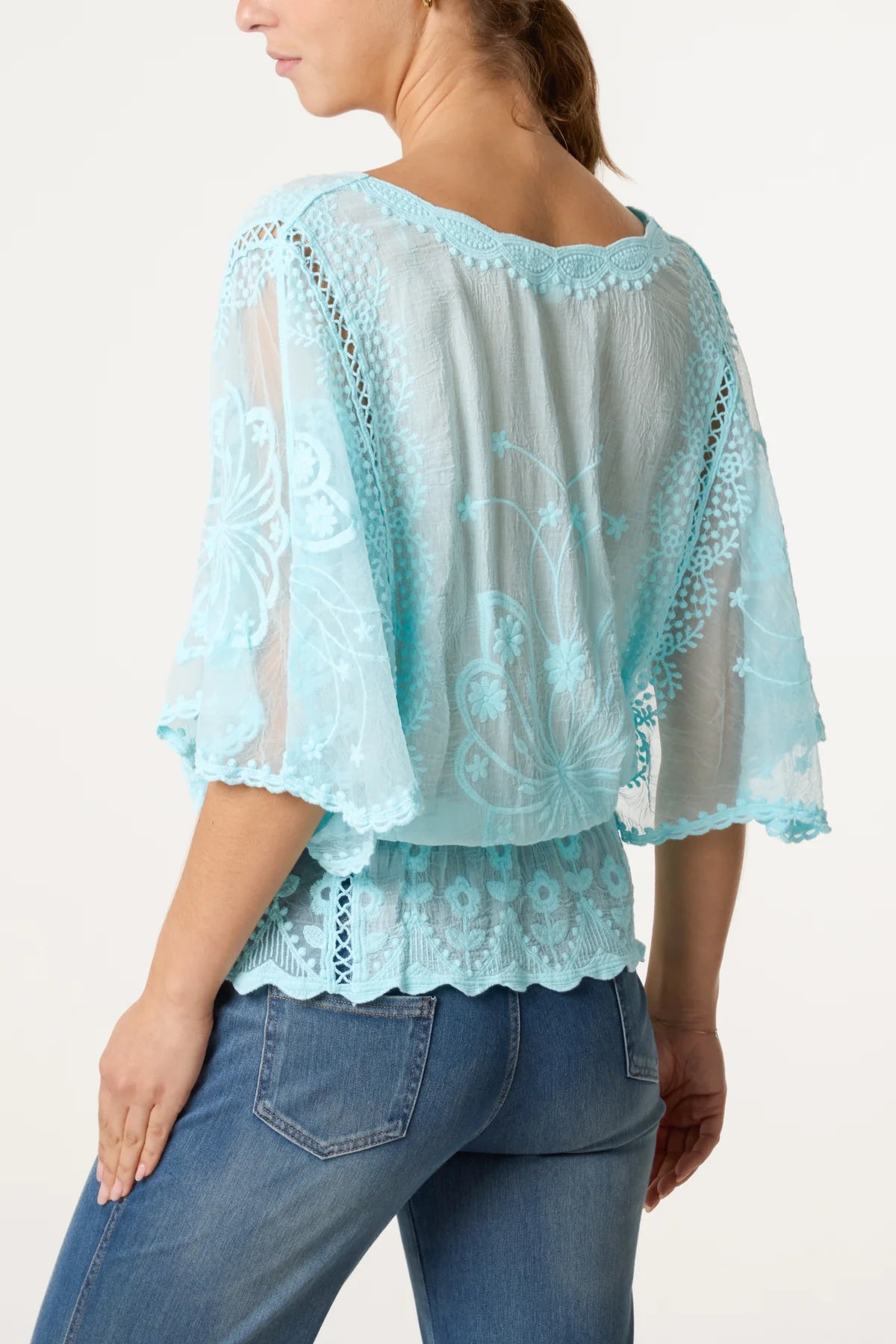 Shula Floral Butterfly Top