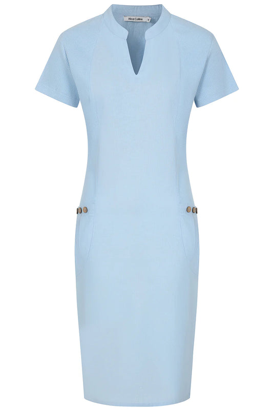 Alice Collins Hettie Notch Neck Dress