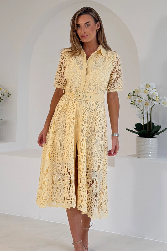 Mellow Midi Lux Lace Dress - arriving in store w/c 27th April