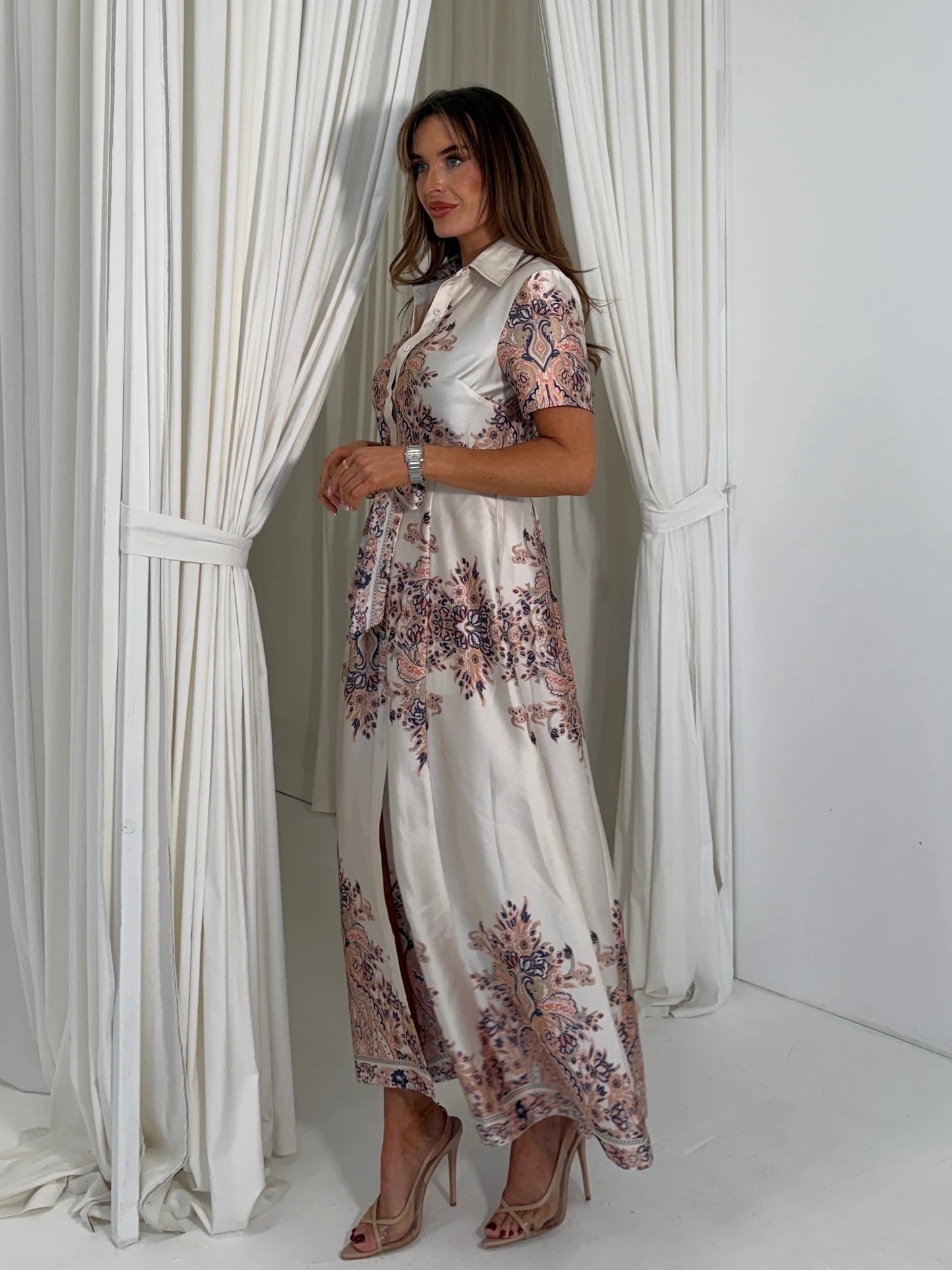 Orla Paisley Shirt Dress