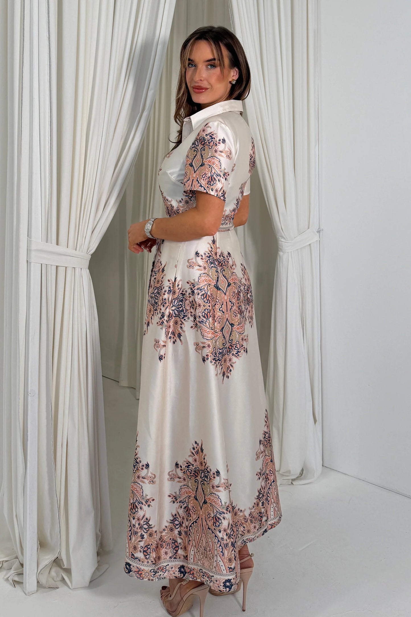 Orla Paisley Shirt Dress