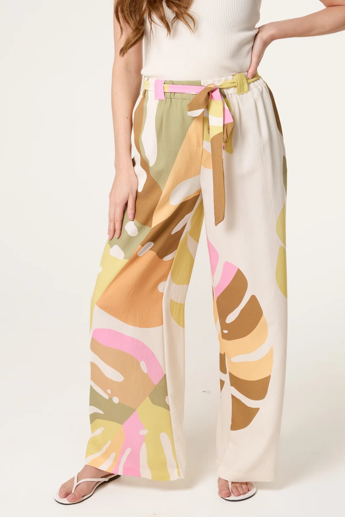Verde Wide Leg Trousers