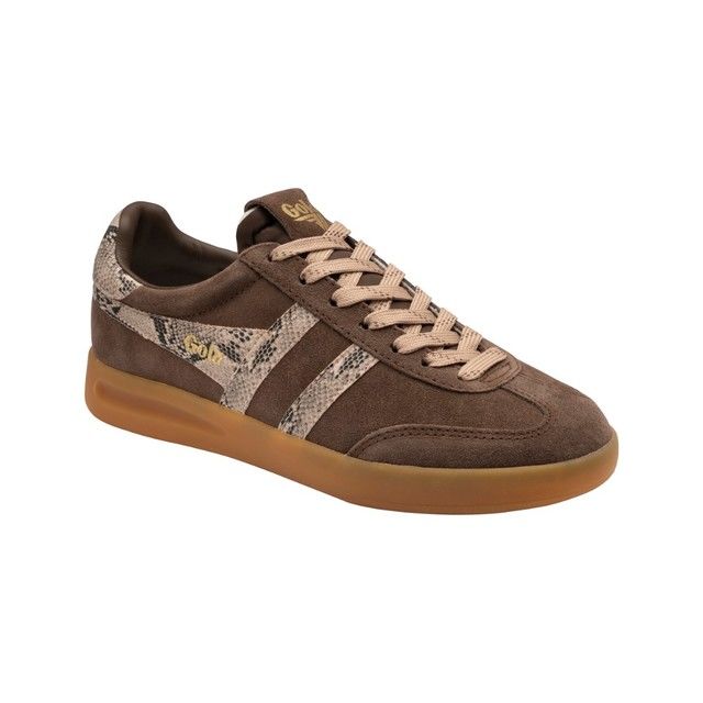 Gola Cyclone Snake Suede Leather Trainer