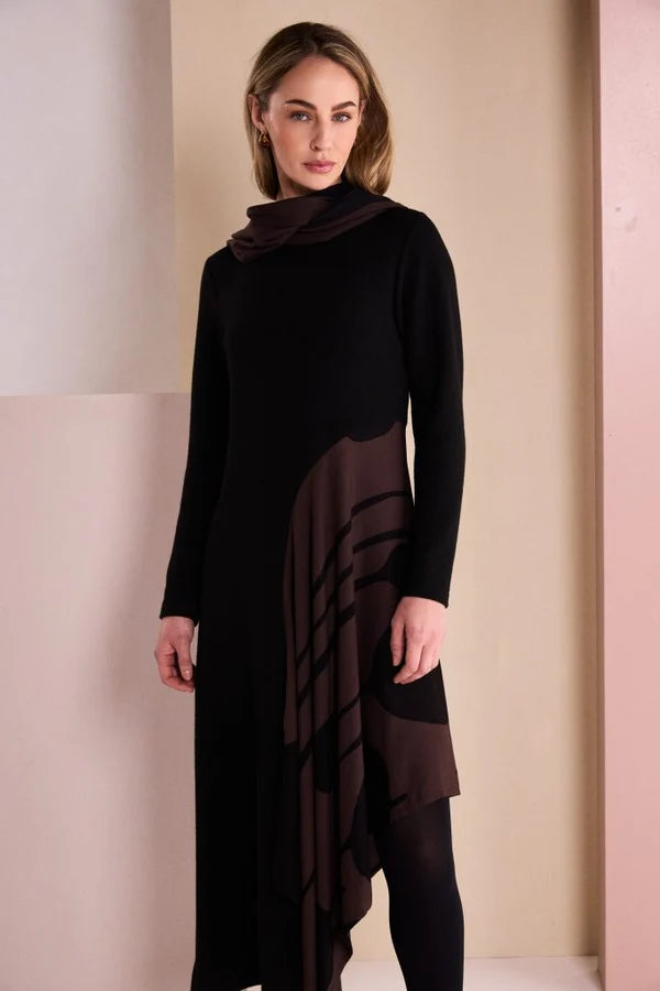 Naya Black & Choko Snood NAW26112