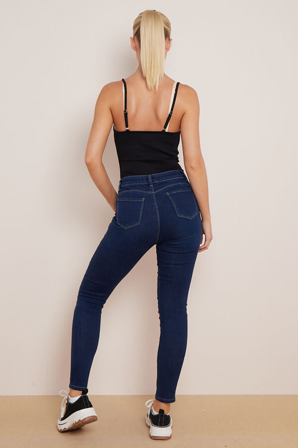 Orla Diamanté Heart Push-up Stretch Jeans