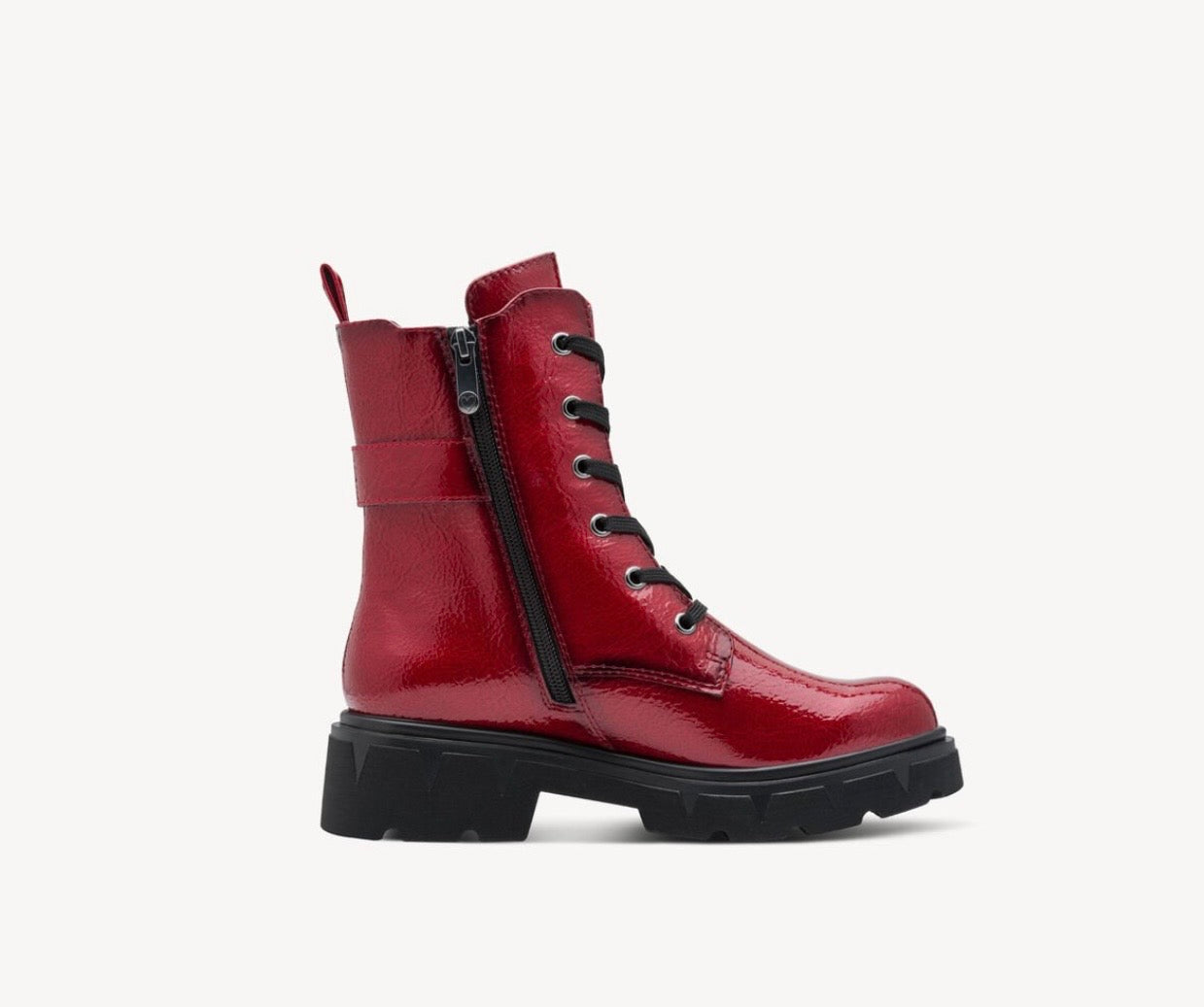 Marco Tozzi - Dark Ruby Red Boots