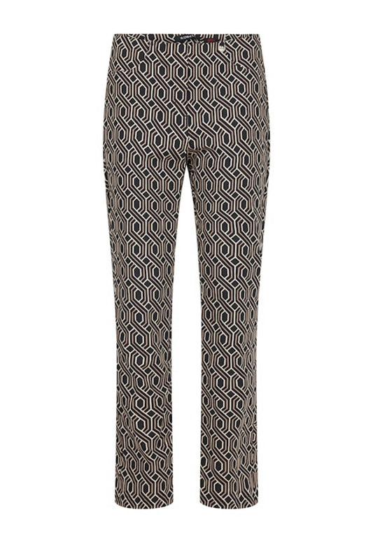 Robell - Bella 09 5573 Geo Print Trousers