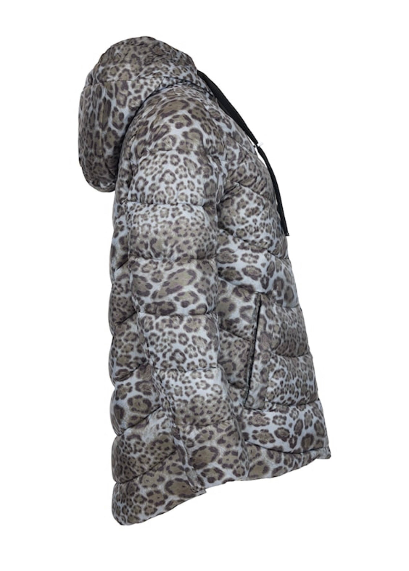 Frandsen - Animal Print Puffer Rain Jacket