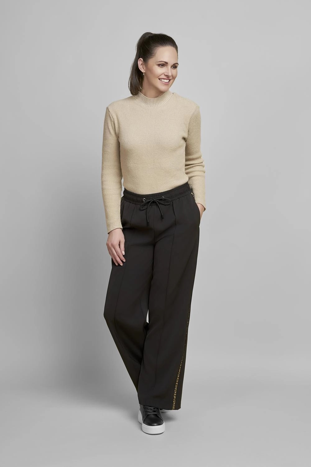 Pinns - Wide Leg Geo Trouser
