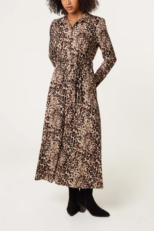 Codie Animal Print Midaxi Dress