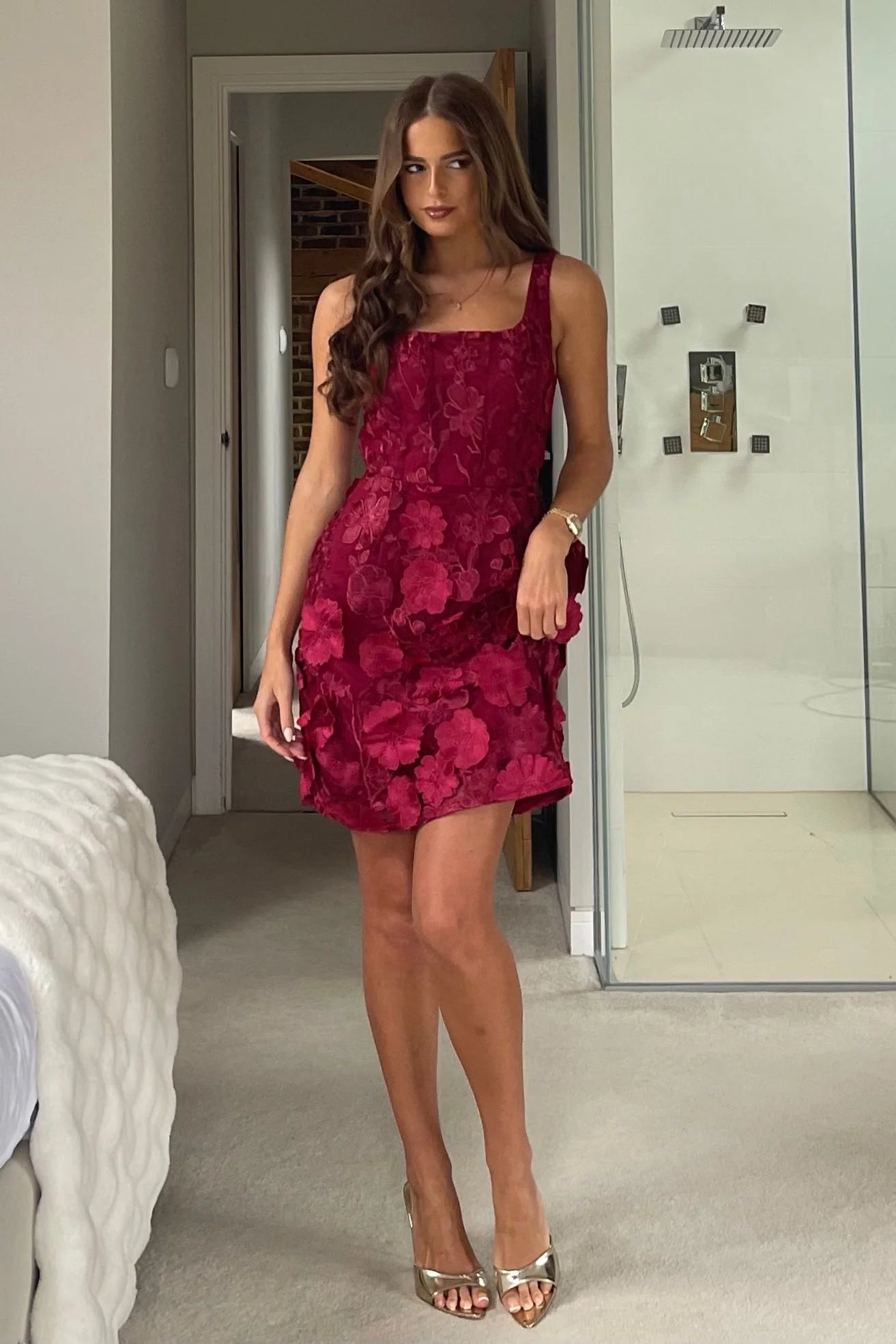 Tazmin 3D Floral Dress