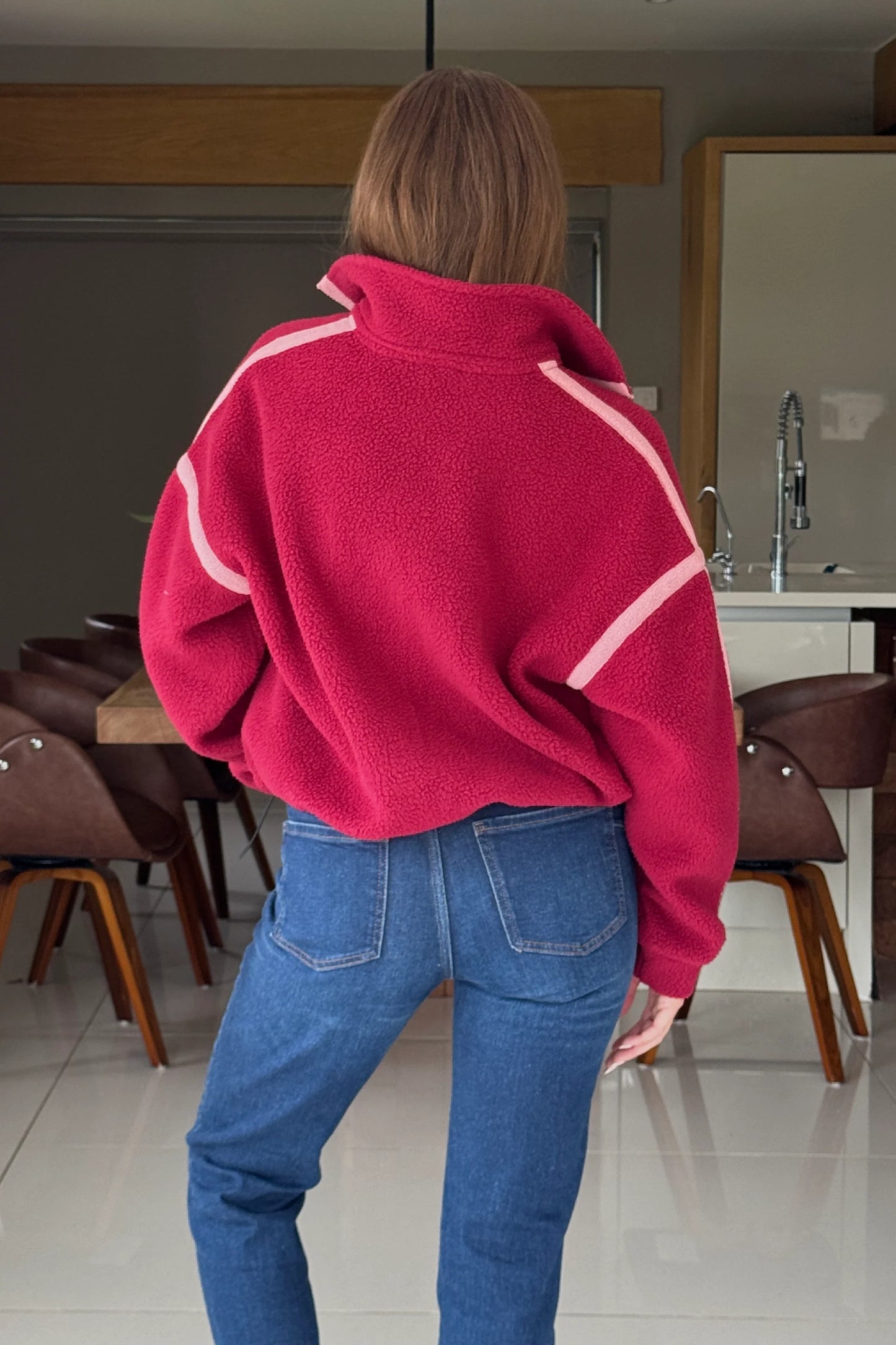 Ivy 1/4 zip Fleece Top