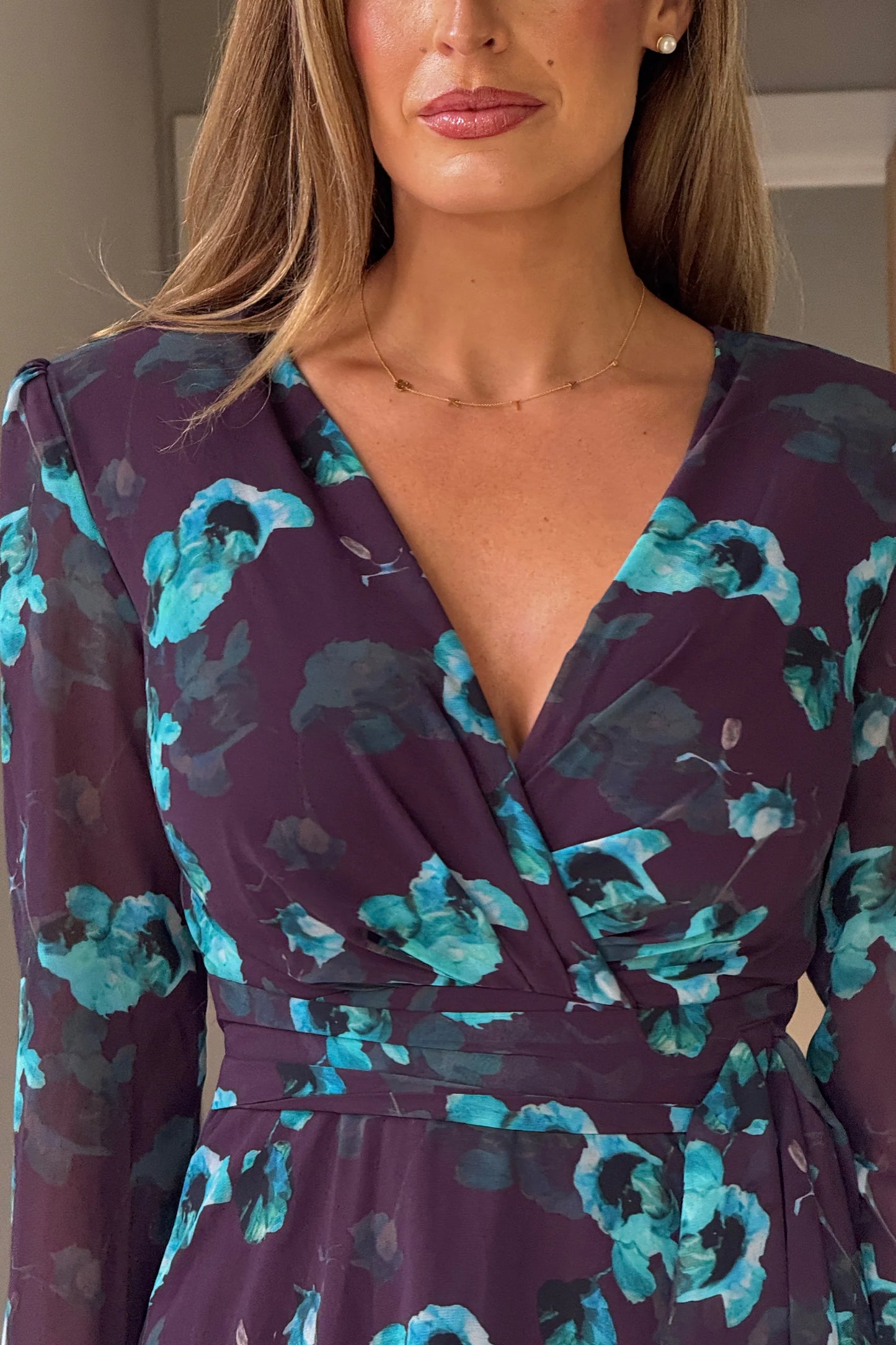 Margot Chiffon Wrap Dress