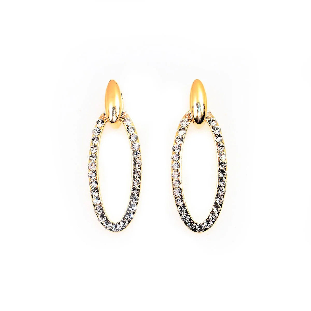 VIP - Gina Oval Drop Earrings