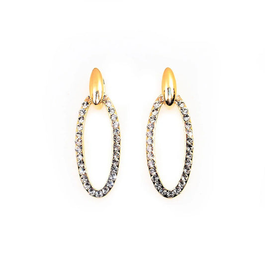 VIP - Gina Oval Drop Earrings