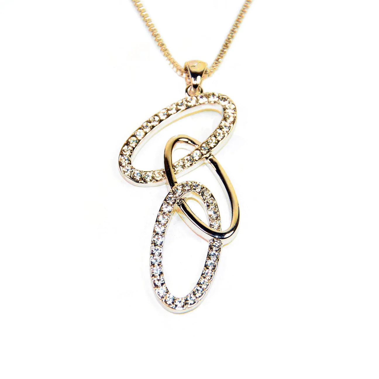 VIP - Gina Interlocked Oval Necklace