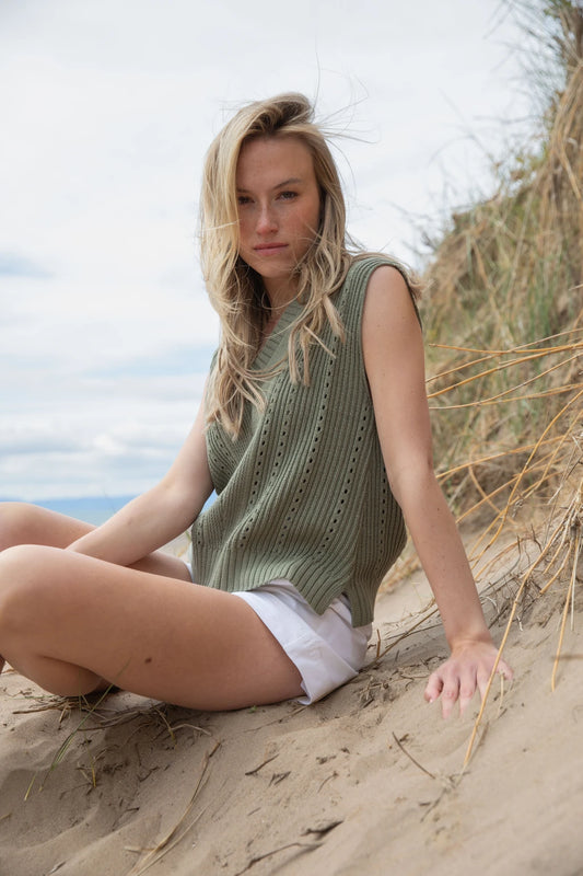 Marble - Relaxed Fit Vest 7891