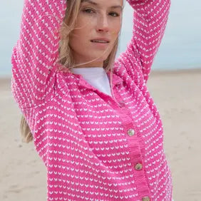 Marble - Super Soft Chunky Knit Cardigan 7880