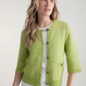 Marble - Relaxed Fit Chunky Cardigan 7875