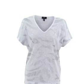 Marble - Abstract Foil Print Top 7371