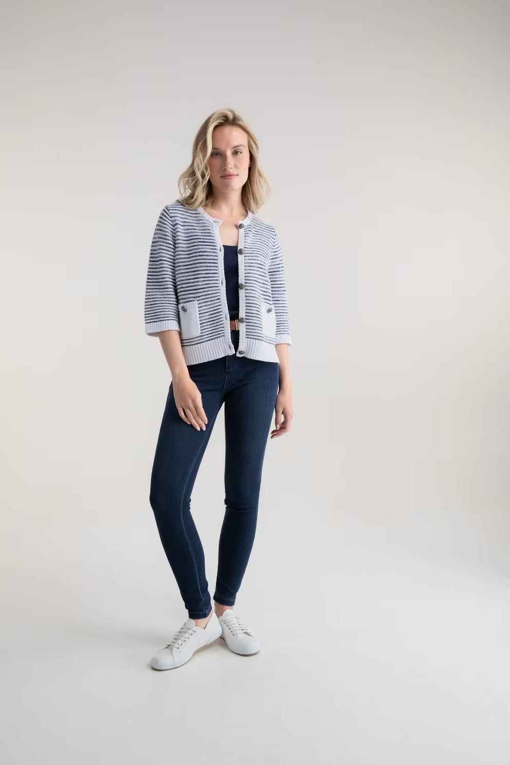 Marble - Relaxed Fit Chunky Cardigan 7875