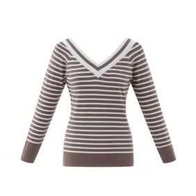 Marble - Super Soft Stripe Sweater 7800