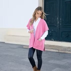 Marble - Short Sleeve Cardigan 6771