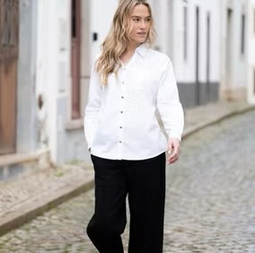 Marble - Button Down Blouse - 8146