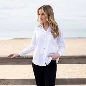 Marble - Button Down Blouse - 8146