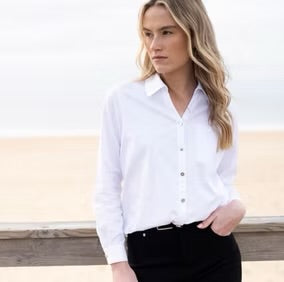 Marble - Button Down Blouse - 8146