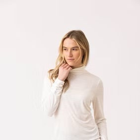 Marble - Super Soft Polo Neck Top - 6400