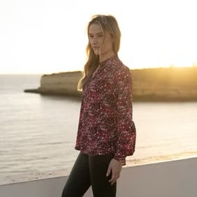 Marble - Relaxed Fit Blouse 8157