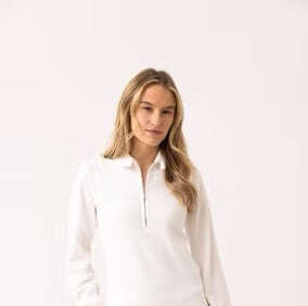 Marble - Half Zip Textured Sweater 8015