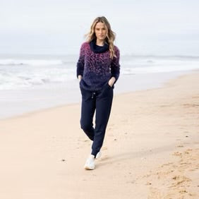 Marble - Super Soft Feather Yarn Sweater 8030